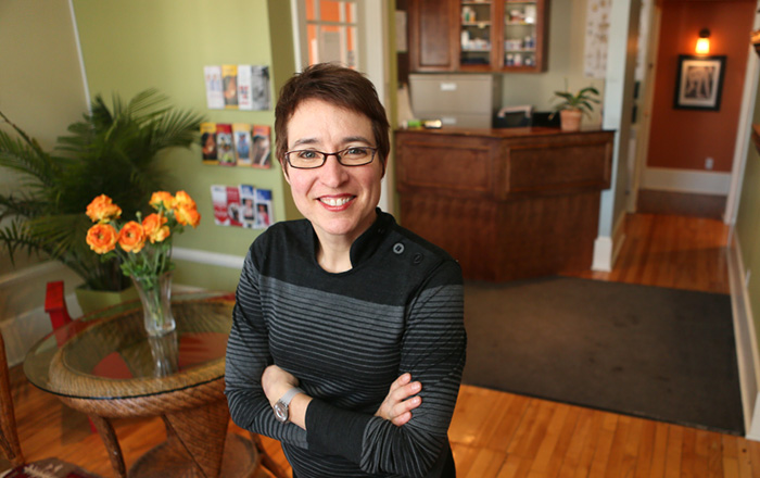 Isabelle Gendron, chiropraticienne et propriétaire de la Clinique Chiropratique familiale et sportive Lennoxville