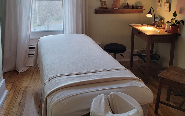 Salle de massage de Jennifer Sanscartier MacNeil, Massothérapeute